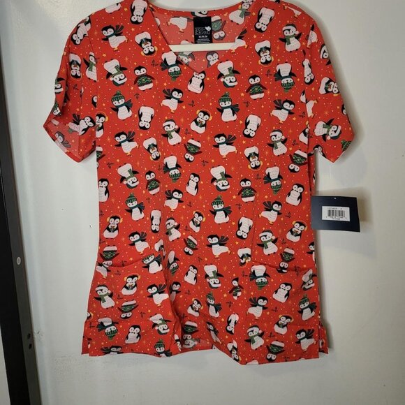 Original Penguin Women's Red and Orange Top - Picture 1 of 5